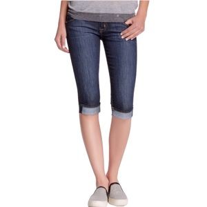 NWOT HUDSON JEANS Malibu Cap Cuff MCN Bermuda Denim Shorts Size 26